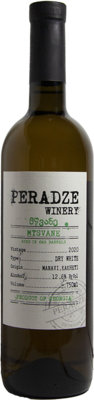 Вино - Mtsvane aged in oak barrels, Peradze Winery