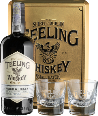 Виски - Teeling Small Batch подарочный набор с двумя бокалам