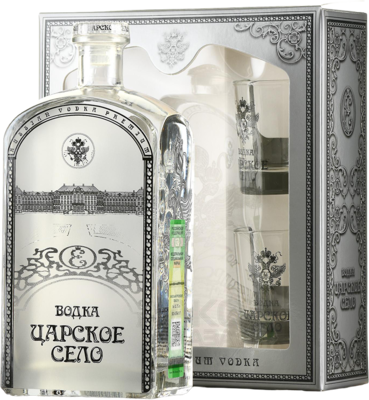 Водка - Царское Село в ПК со стопками