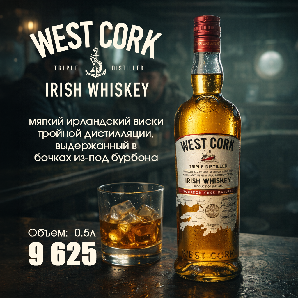 Ирландский виски с побережья Атлантики с тройной дистилляцией, мягкий и чистый, без резкой спиртовой ноты. Легко пьётся без закуски, подходит даже тем, кто не любит крепкое; выдержка в бочках из-под бурбона даёт лёгкую сладость, ноты яблока, цитруса и мягких специй.